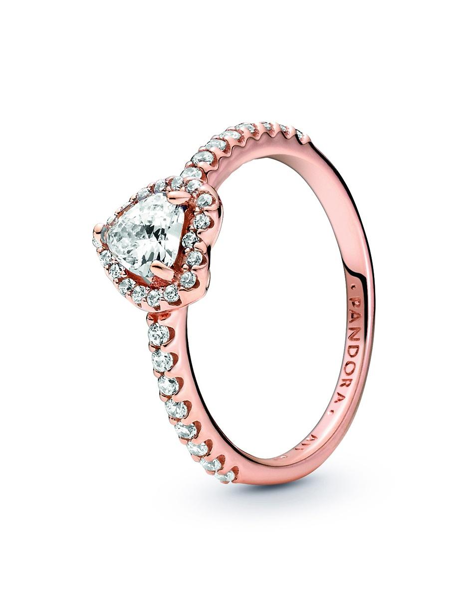 Anillo Baño Rosa Corazón Blanco