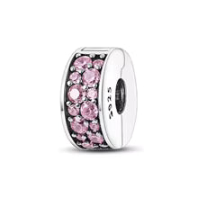 Charm Separador Piedreria Rosa
