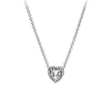 Collar Corazon Blanco