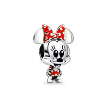 Charm Minnie Mouse Moño Rojo