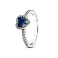 Anillo Corazon Azul