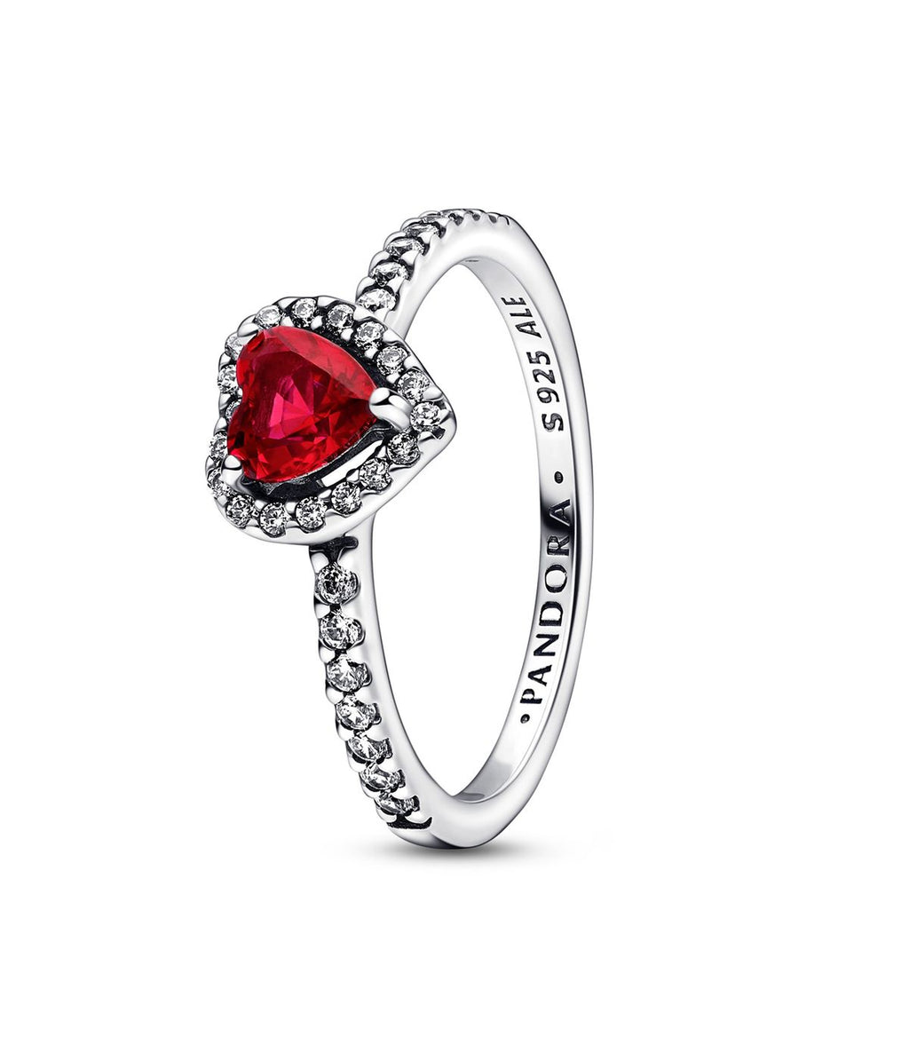 Anillo Corazón Rojo
