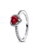 Anillo Corazón Rojo